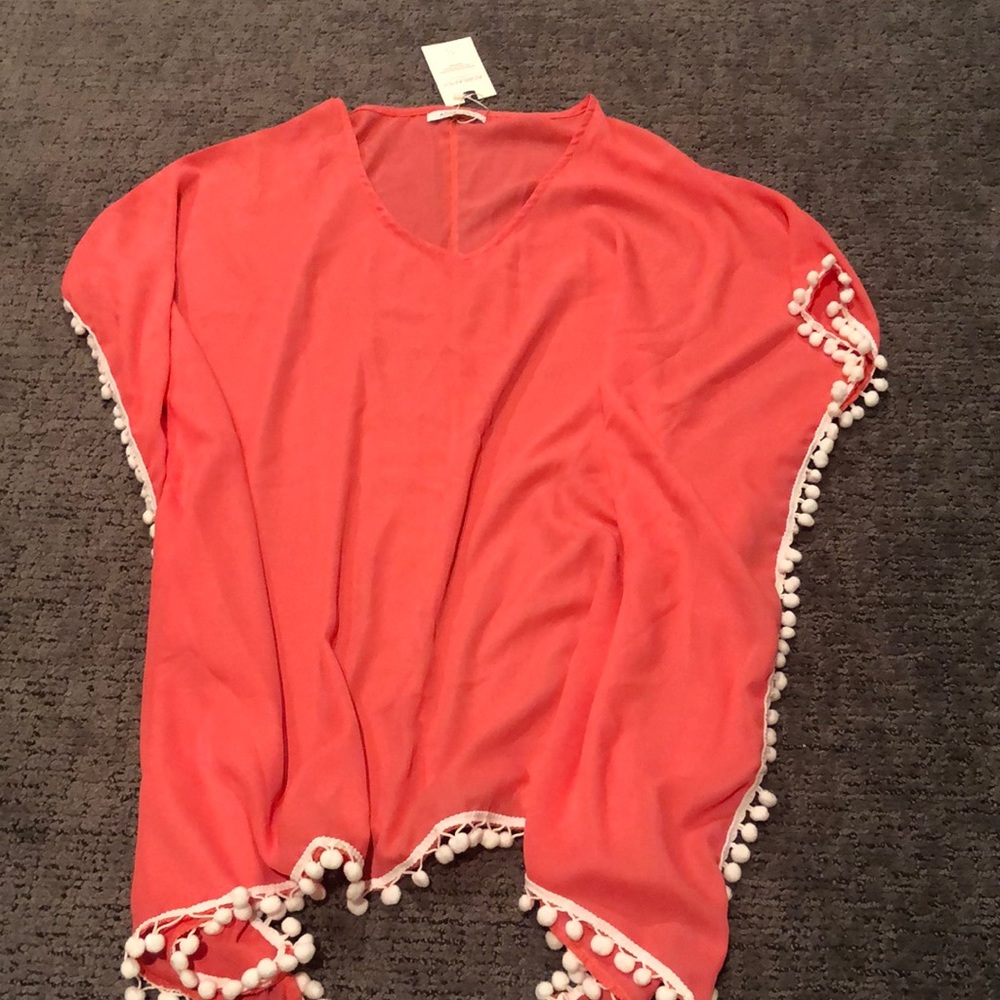 Brand new pink beach coverup!